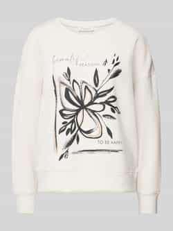 Christian Berg Woman Sweatshirt met motief- en statementprint