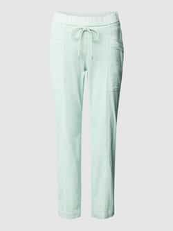 Toni Dress Slim fit stoffen broek met siernaden model 'SUE'