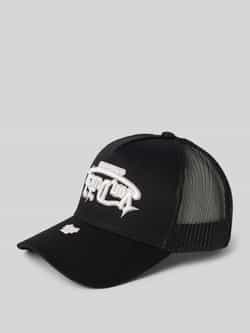 Von Dutch Trucker-pet met labelstitching model 'TRUCKER SOHO'
