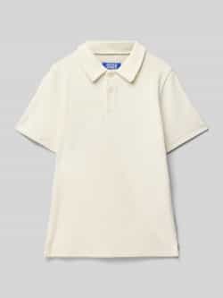 Jack & jones Regular fit poloshirt met korte knoopsluiting