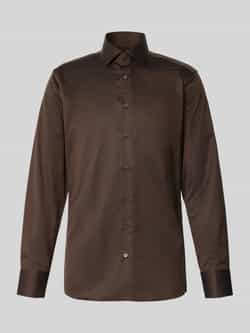 Eterna Slim fit zakelijk overhemd met knoopsluiting