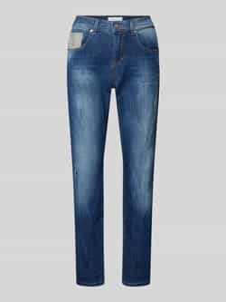 Angels Straight leg boyfriend jeans met strass-steentjes model 'GLAM'