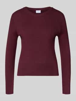 Vila Shirt met lange mouwen in gebreide look model 'Vicomfy'