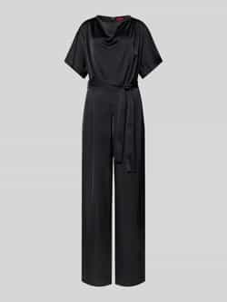 HUGO Regular fit jumpsuit van satijn model 'KASMINA'