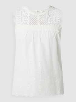 QS Blousetop met contrastinzet