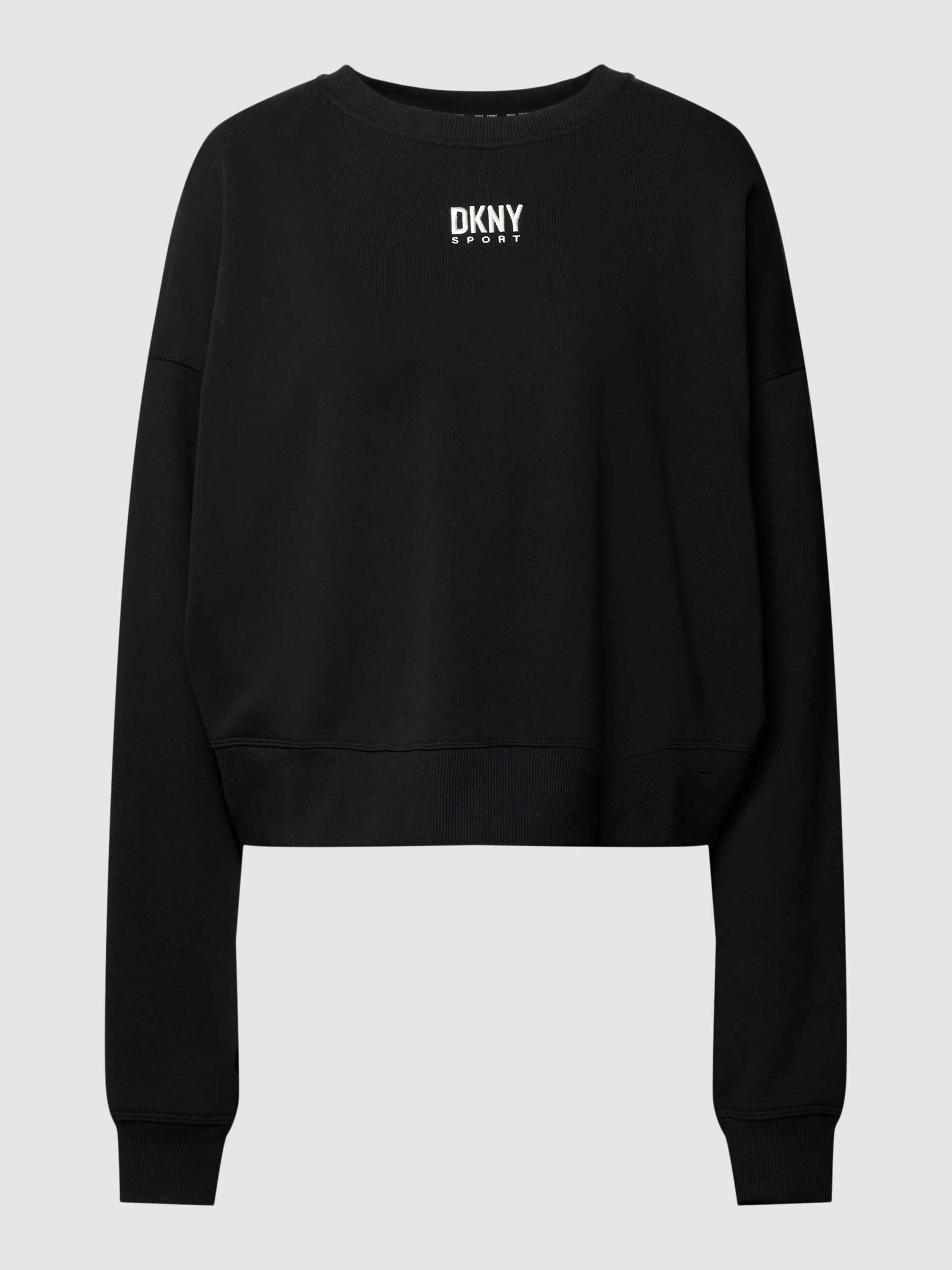DKNY PERFORMANCE Oversized sweatshirt met logostitching model 'BALANCE'