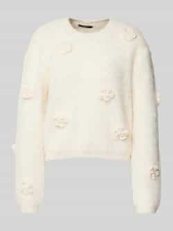 Zero Gebreide pullover van imitatiebont