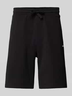 HUGO Sweatshorts met labelprint model 'Nomario'