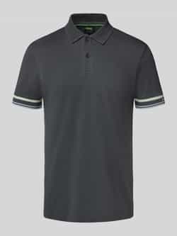 BOSS Green Slim fit poloshirt van zuiver katoen model 'POLOZONE'