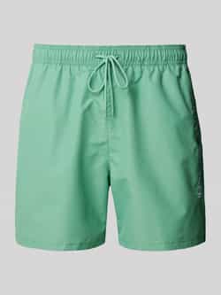Tommy Hilfiger Swimwear Zwemshort MEDIUM DRAWSTRING met logoborduring op de heup
