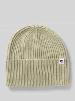 Opus Beanie met labeldetail model 'Afemina'