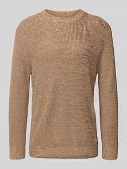 Tom Tailor Denim Relaxed fit gebreide pullover van katoenmix