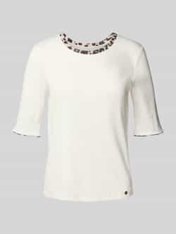 Marc Cain Regular fit T-shirt met dierenprint