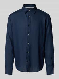 S.Oliver RED LABEL Regular fit linnen overhemd met sportmanchetten