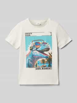 S.Oliver RED LABEL Regular fit T-shirt van puur katoen met motiefprint