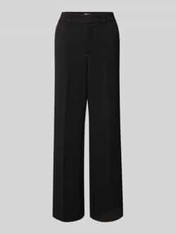 S.Oliver RED LABEL Loose fit wijde broek met viscose van piqué