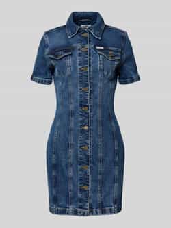 Guess Jeans Jeansjurk met platte kraag
