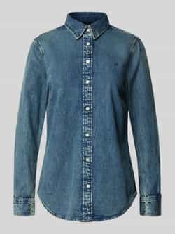 Lauren Ralph Lauren Overhemdblouse in denimlook