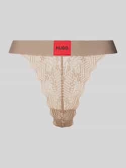 HUGO underwear String RL LACE met logo-opschrift op de band