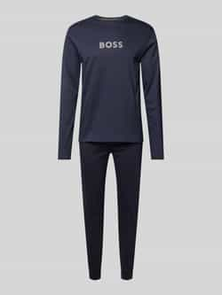 BOSS giftbox pyjama donkerblauw