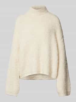 Gina Tricot Oversized gebreide pullover met opstaande kraag