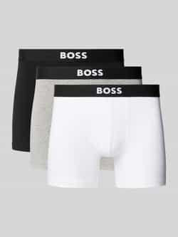 Boss Boxershort met elastische band met logo in een set van 3 stuks model 'ONE'