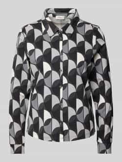S.Oliver RED LABEL Regular fit blouseshirt van katoenmix met all-over print
