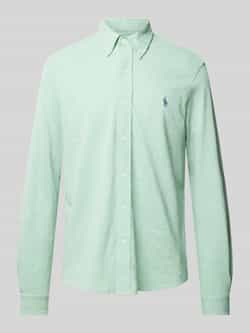 Polo Ralph Lauren Slim fit vrijetijdsoverhemd met logostitching