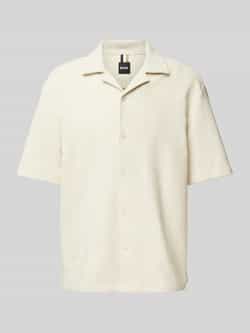 Boss Poloshirt met V-hals model 'LARS'