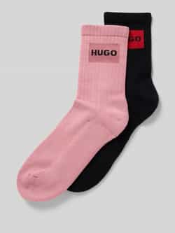 HUGO Sokken van katoenmix in een set van 2 paar