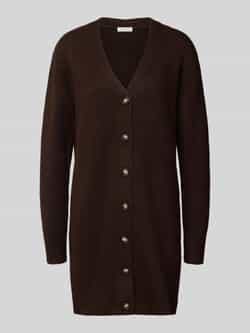 Christian Berg Woman Cardigan met V-hals en knoopsluiting