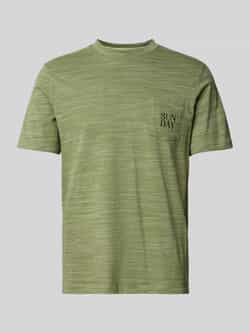 Blend T-shirt met motiefstitching model 'UEFFI'