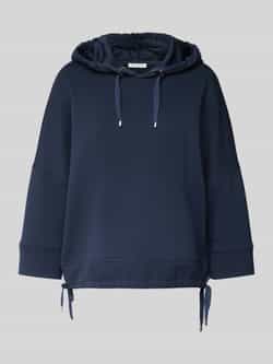 Tom Tailor Korte hoodie in scuba met3 4-mouwen