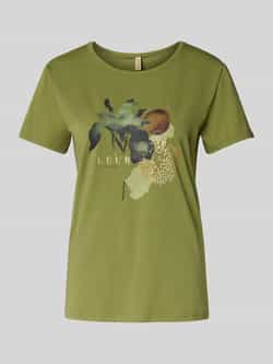 Soyaconcept Regular fit T-shirt van katoenmix model 'Rina'