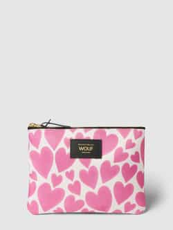 WOUF Pouch met all-over motief model 'Pink Love'