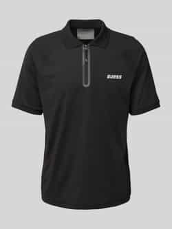 Guess Activewear Regular fit poloshirt met ritssluiting model 'JAISS'