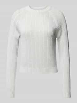 Vero Moda Regular fit gebreide pullover met ribstructuur met effectgaren model 'VANJA'