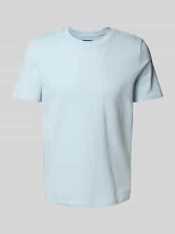 MCNEAL T-shirt met geribde ronde hals
