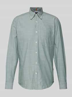 Boss Orange Slim fit vrijetijdsoverhemd met button-downkraag model 'Rickert'