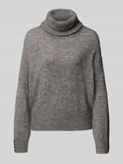 Ichi Regular fit gebreide pullover met alpaca model 'IHKAMARA'