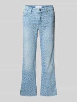 CAMBIO Flared cut jeans in verkorte pasvorm model 'FRANCESCA'