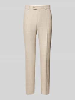 Carl gross Slim fit pantalon met persplooien