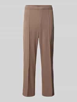 Pegador Wide leg broek met vaste persplooien model 'MOYE'