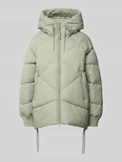 Marc O'Polo Lang gewatteerd jack met capuchon relaxed Gray Dames