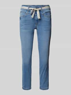 Tom Tailor Slim fit jeans ALEXA in 7 8 lengte en met bindband