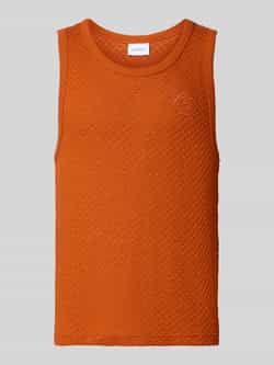 Les Deux Regular fit tanktop met logostitching model 'Bruce'