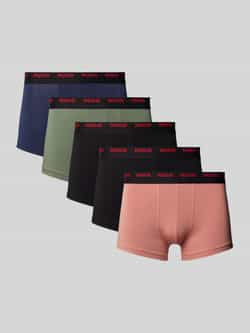 HUGO Boxershort met elastische band met label in een set van 5 stuks