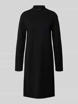 Betty Barclay Knielange jurk met geribde opstaande kraag