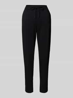 Opus Regular fit stoffen broek met bandplooien model 'Elopa'