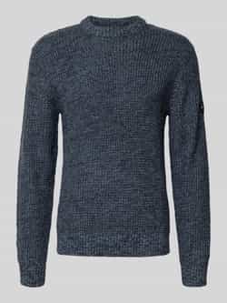 jack & jones Gebreide pullover met ribboorden model 'LINK'